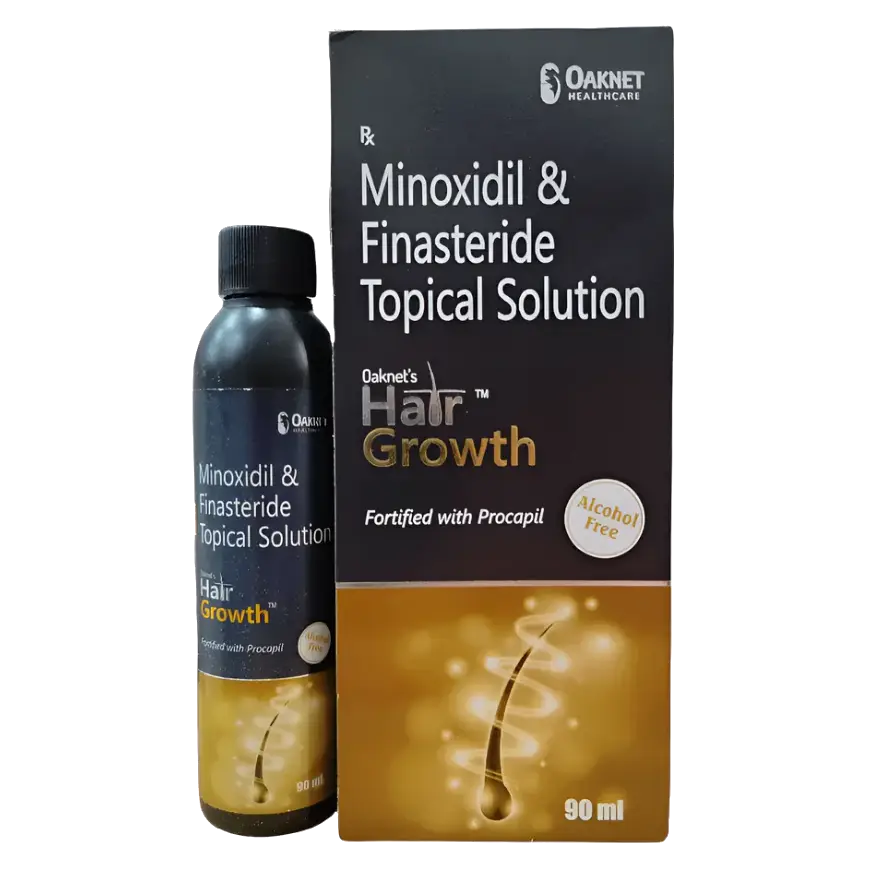 Oaknet's Hair Growth Topical Solution Alcohol Free